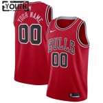 Maillot NBA Chicago Bulls Personnalisable Nike 2022-23 Icon Edition Rouge Swingman - Enfant